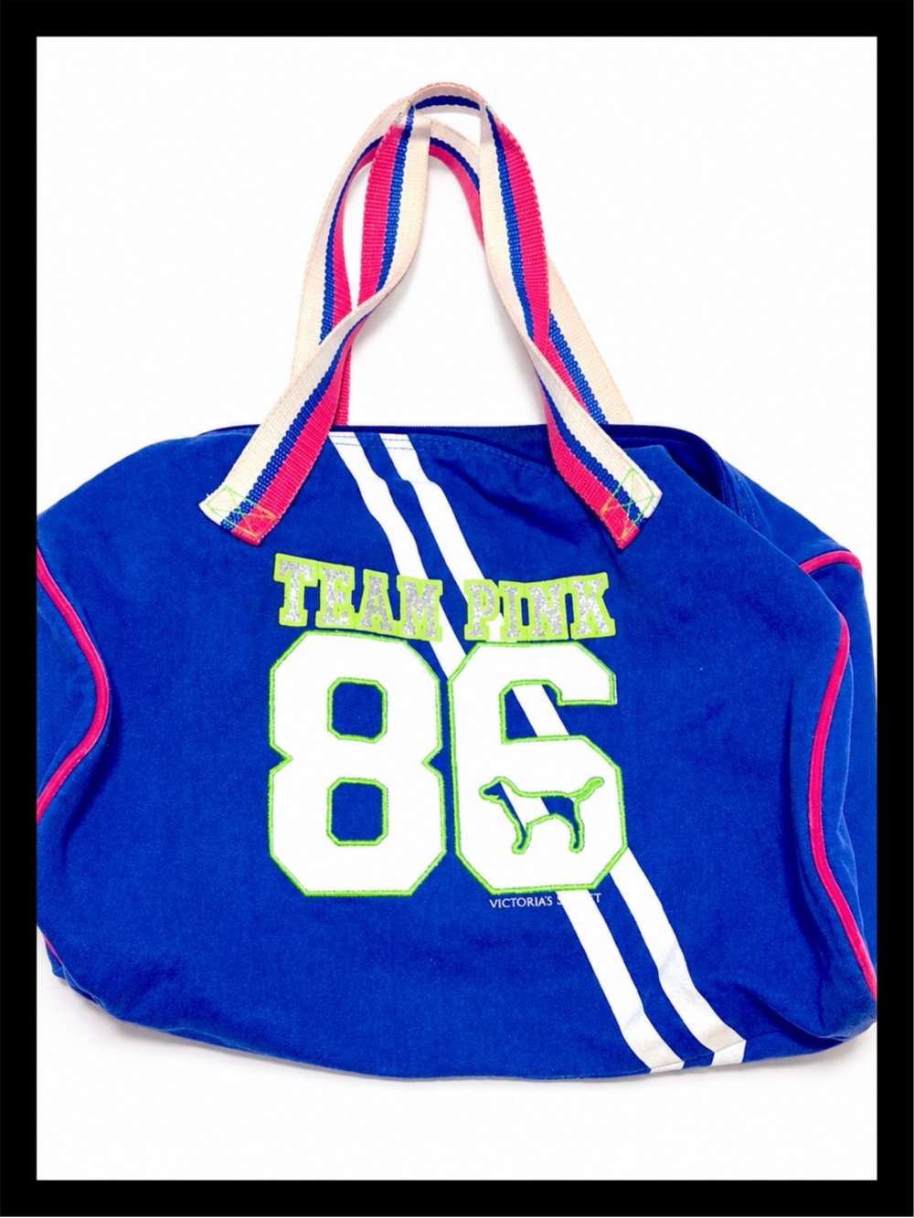 💕ⓅⒾⓃⓀ ⓋⓈ SUPER RARE✨HTF✨VINTAGE LIFEGUARD Duffle Bag✨LIKE NEW💕
